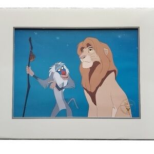 Vintage 1995 Disney The Lion King Exclusive Commemorative Lithograph Print